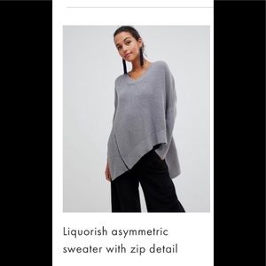 Gorgeous Asymmetric Sweater.